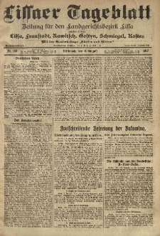Lissaer Tageblatt. 1917.08.08 Nr.183