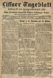 Lissaer Tageblatt. 1917.08.11 Nr.186
