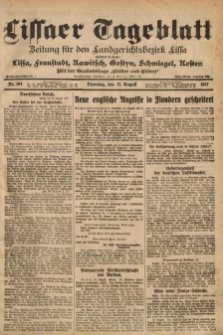 Lissaer Tageblatt. 1917.08.21 Nr.194