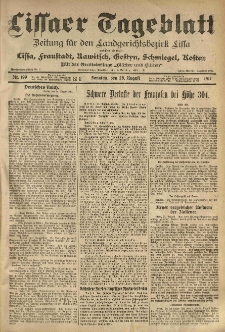 Lissaer Tageblatt. 1917.08.26 Nr.199
