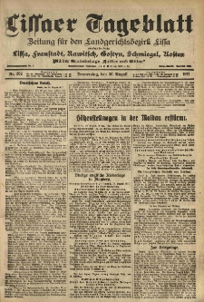 Lissaer Tageblatt. 1917.08.30 Nr.202