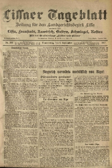 Lissaer Tageblatt. 1917.09.06 Nr.208