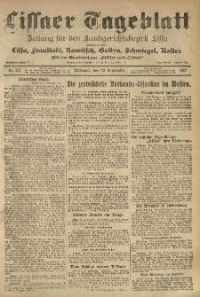 Lissaer Tageblatt. 1917.09.12 Nr.213