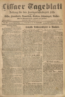 Lissaer Tageblatt. 1917.09.15 Nr.216