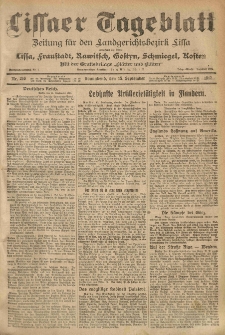 Lissaer Tageblatt. 1917.09.15 Nr.216