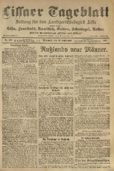 Lissaer Tageblatt. 1917.09.19 Nr.219