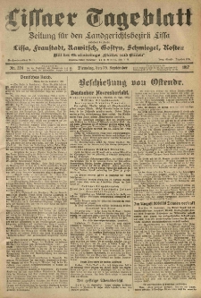 Lissaer Tageblatt. 1917.09.25 Nr.224