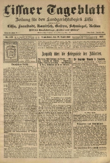 Lissaer Tageblatt. 1917.09.29 Nr.228