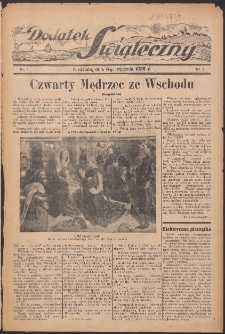 Dodatek Świąteczny: tygodniowy dodatek do Gońca Nadwiślańskiego 1935.01.06 Nr1