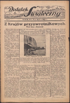 Dodatek Świąteczny: tygodniowy dodatek do Gońca Nadwiślańskiego 1935.01.20 Nr3