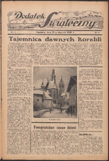 Dodatek Świąteczny: tygodniowy dodatek do Gońca Nadwiślańskiego 1935.01.27 Nr4