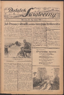 Dodatek Świąteczny: tygodniowy dodatek do Gońca Nadwiślańskiego 1935.03.02 Nr9