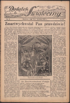 Dodatek Świąteczny: tygodniowy dodatek do Gońca Nadwiślańskiego 1935.04.21 Nr16