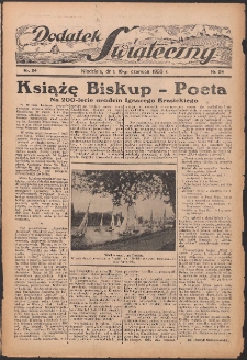 Dodatek Świąteczny: tygodniowy dodatek do Gońca Nadwiślańskiego 1935.06.16 Nr24