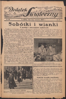 Dodatek Świąteczny: tygodniowy dodatek do Gońca Nadwiślańskiego 1935.06.23 Nr25