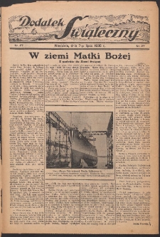 Dodatek Świąteczny: tygodniowy dodatek do Gońca Nadwiślańskiego 1935.07.07 Nr27