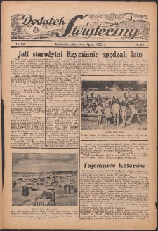 Dodatek Świąteczny: tygodniowy dodatek do Gońca Nadwiślańskiego 1935.07.14 Nr28