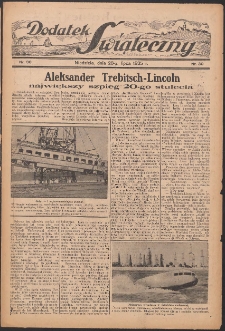 Dodatek Świąteczny: tygodniowy dodatek do Gońca Nadwiślańskiego 1935.07.28 Nr30