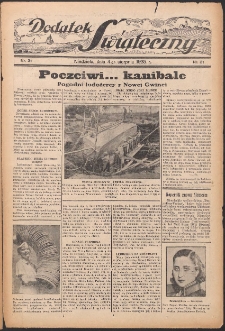Dodatek Świąteczny: tygodniowy dodatek do Gońca Nadwiślańskiego 1935.08.04 Nr31