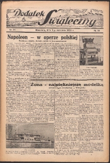 Dodatek Świąteczny: tygodniowy dodatek do Gońca Nadwiślańskiego 1935.09.01 Nr35