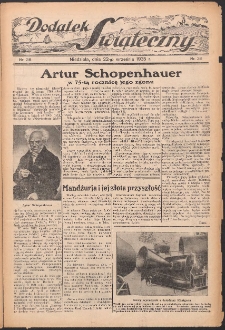 Dodatek Świąteczny: tygodniowy dodatek do Gońca Nadwiślańskiego 1935.09.22 Nr38