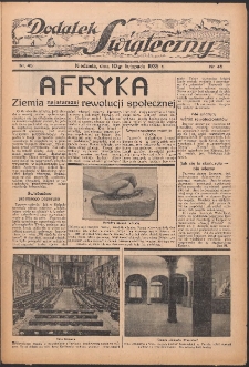 Dodatek Świąteczny: tygodniowy dodatek do Gońca Nadwiślańskiego 1935.11.10 Nr45