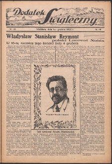 Dodatek Świąteczny: tygodniowy dodatek do Gońca Nadwiślańskiego 1935.12.01 Nr48
