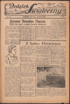 Dodatek Świąteczny: tygodniowy dodatek do Gońca Nadwiślańskiego 1935.12.25 Nr50