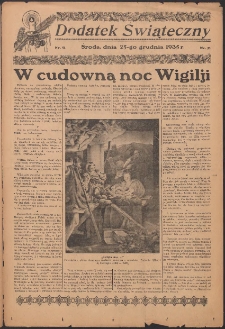 Dodatek Świąteczny: tygodniowy dodatek do Gońca Nadwiślańskiego 1935.12.25 Nr51