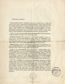 Towarzysze wygnania ! [Inc.:] Wojenna postawa mocarstw europejskich, powszechne zapowiada starcie [...]