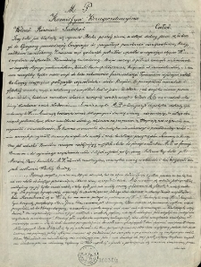 [List ptwarty Inc.:] " M. P. Komissya Korrespondencyina Wolność R&oacute;wność Ludzkość ... "