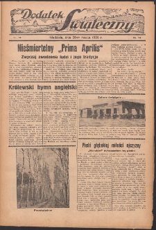 Dodatek Świąteczny: tygodniowy dodatek do Gońca Nadwiślańskiego 1936.03.29 Nr14