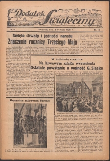 Dodatek Świąteczny: tygodniowy dodatek do Gońca Nadwiślańskiego 1936.05.03 Nr19