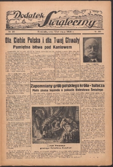 Dodatek Świąteczny: tygodniowy dodatek do Gońca Nadwiślańskiego 1936.05.03 Nr19