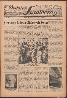 Dodatek Świąteczny: tygodniowy dodatek do Gońca Nadwiślańskiego 1936.05.31 Nr23