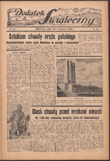 Dodatek Świąteczny: tygodniowy dodatek do Gońca Nadwiślańskiego 1936.06.14 Nr25