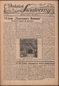 Dodatek Świąteczny: tygodniowy dodatek do Gońca Nadwiślańskiego 1936.07.05 Nr28