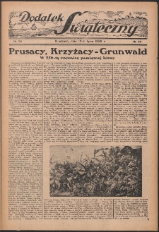 Dodatek Świąteczny: tygodniowy dodatek do Gońca Nadwiślańskiego 1936.07.12 Nr29