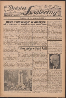 Dodatek Świąteczny: tygodniowy dodatek do Gońca Nadwiślańskiego 1936.10.11 Nr42