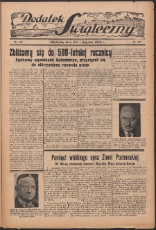 Dodatek Świąteczny: tygodniowy dodatek do Gońca Nadwiślańskiego 1936.11.08 Nr46