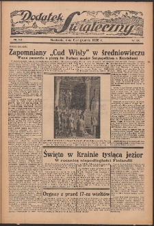 Dodatek Świąteczny: tygodniowy dodatek do Gońca Nadwiślańskiego 1936.12.06 Nr50