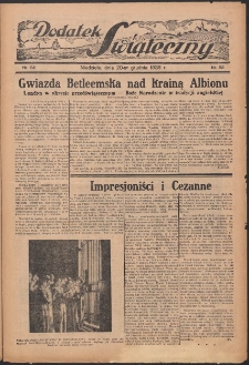 Dodatek Świąteczny: tygodniowy dodatek do Gońca Nadwiślańskiego 1936.12.20 Nr52