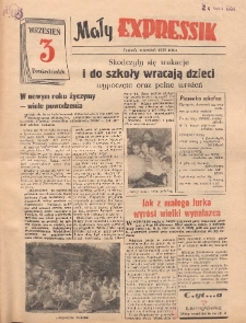 Mały Expressik: Bezpłatny dodatek "Expressu Poznańskiego" wrzesień 1956