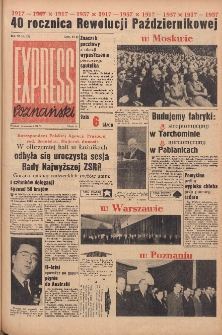 Express Poznański 1957.11.07 Nr276