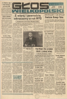 Głos Wielkopolski. 1972.01.02-03 R.28 nr1 Wyd.AB