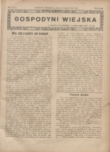 Gospodyni Wiejska: dodatek do „Poradnika Gospodarskiego” 1928.06.03 R.13 Nr23-24