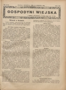 Gospodyni Wiejska: dodatek do „Poradnika Gospodarskiego” 1928.08.26 R.13 Nr35-36