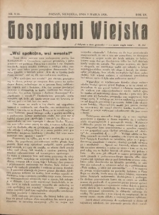 Gospodyni Wiejska: dodatek do „Poradnika Gospodarskiego” 1930.03.09 R.15 Nr9-10