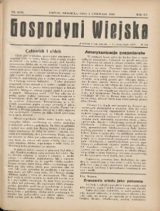 Gospodyni Wiejska: dodatek do „Poradnika Gospodarskiego” 1930.11.02 R.15 Nr41-42