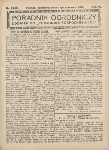 Poradnik Ogrodniczy. 1926.07.04 R.7 Nr26-27